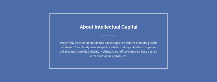 Components of intellectual capital  Template