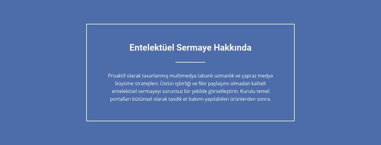 Entelektüel sermayenin bileşenleri Web sitesi tasarımı