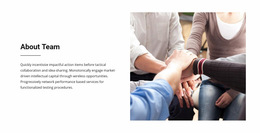 About Team - Web Page Design For Inspiration