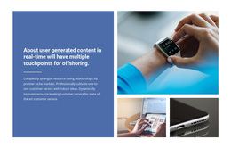 Business Generated Content - Website Template