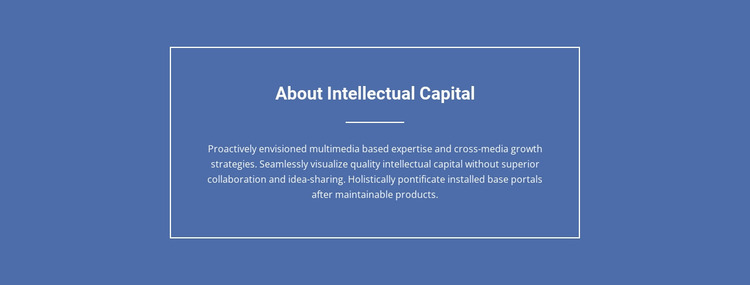 Components of intellectual capital  WordPress Website Builder