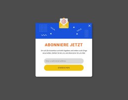 Jetzt Abonnieren Popup