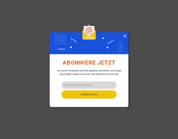 Jetzt Abonnieren Popup