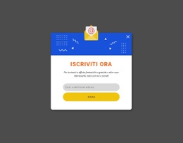 Iscriviti Ora Popup