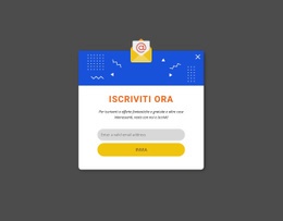 Iscriviti Ora Popup