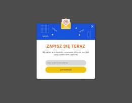 Zapisz Się Teraz Popup