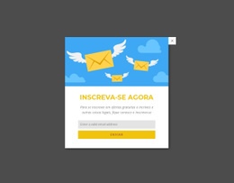 Web Design Incrível Para Inscreva-Se Agora No Formulário Pop-Up