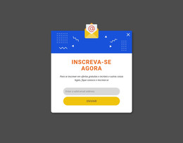 Inscrever-Se Agora Pop-Up