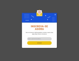 Inscrever-Se Agora Pop-Up