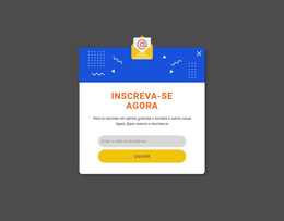 Inscrever-Se Agora Pop-Up - Tema WordPress Pronto Para Usar