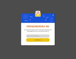 Prenumerera Nu Popup