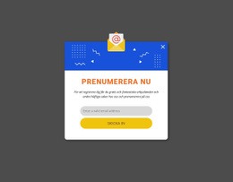 Prenumerera Nu Popup