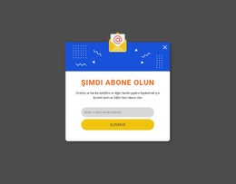 Şimdi Abone Ol Pop-Up'ı