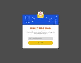 Subscribe Now Popup - Easy-To-Use Website Builder