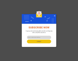 Subscribe Now Popup