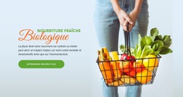 Aliments Biologiques Frais - Créateur De Sites Web Polyvalent