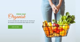 Nytt Tema För Färsk Ekologisk Mat