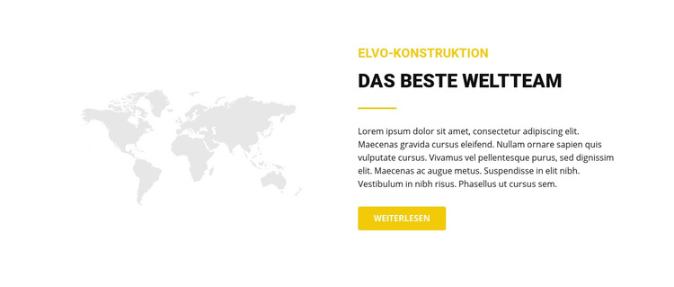 Karte und Text WordPress-Theme