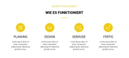 Premium-Landingpage Für Arbeitsplanung