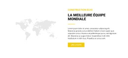 Carte Et Texte - Modèle Professionnel D'Une Page