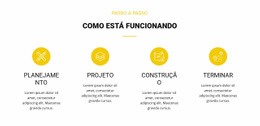 Planejamento De Trabalho - Modelo Responsivo HTML5