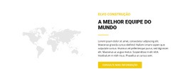 Página De Destino Premium Para Mapa E Texto