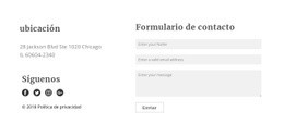 Formulario De Contacto - Diseño Sencillo