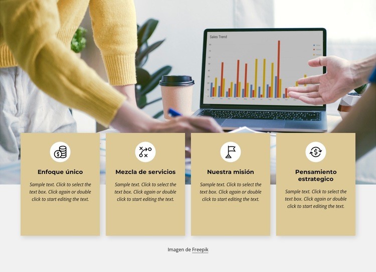 Servicios de marketing y ventas de alta calidad. Diseño de páginas web