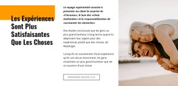 Voyages Expérientiels - Website Creation HTML