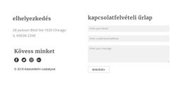 Ingyenes CSS Kapcsolatfelvételi Űrlap Számára