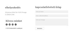 Kapcsolatfelvételi Űrlap – A Legjobb Webhelysablon