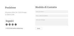 Modulo Di Contatto: Design Semplice