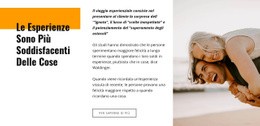 Viaggi Esperienziali - Bellissimo Modello Di Sito Web