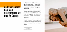 Viagens Experienciais - Website Creation HTML