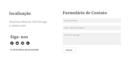 Formulário De Contato - Melhor Tema WordPress