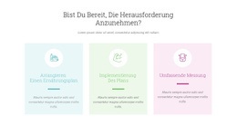 Features Ready Challenge - Vorlage Für Eine Seite