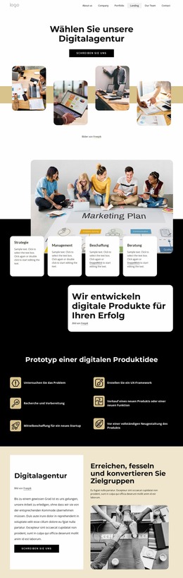 Wählen Sie Unsere Digitalagentur – Mehrzweck-Produkte