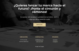 Contactos Y Botón Plantilla De Código Abierto