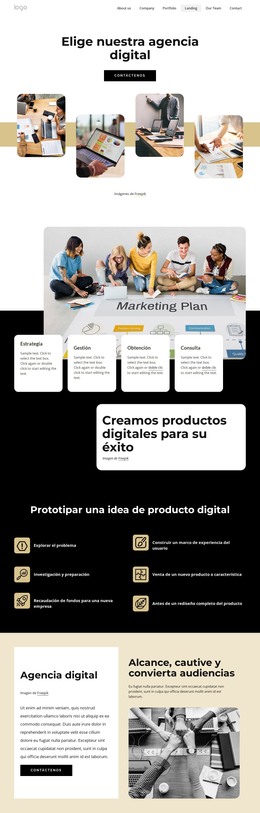 Página Web Para Elige Nuestra Agencia Digital