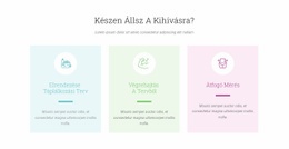 Jellemzők Ready Challenge – Testreszabható Sablon