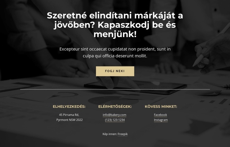 Kapcsolatok és gomb Sablon