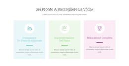 Caratteristiche Ready Challenge - Modello HTML Semplice