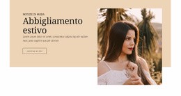 Modello HTML5 Premium Per Abbigliamento Estivo