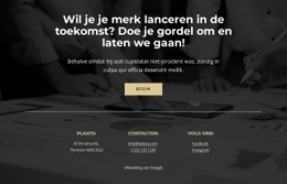 Contacten En Knop - Maak Een Geweldige Sjabloon