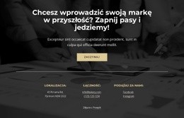 Kontakty I Przycisk - Nowoczesny Projekt Strony