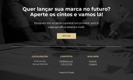 Contatos E Botão Modelo De Código Aberto