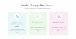 Özellikler Hazır Mücadelesi - HTML Web Page Builder