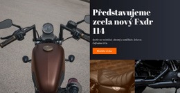 Styl Motocyklu Responzivní Stránky