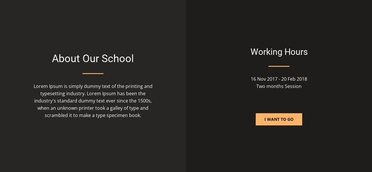 About design school CSS Template