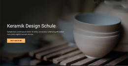 Bootstrap-HTML Für Töpferstudio
